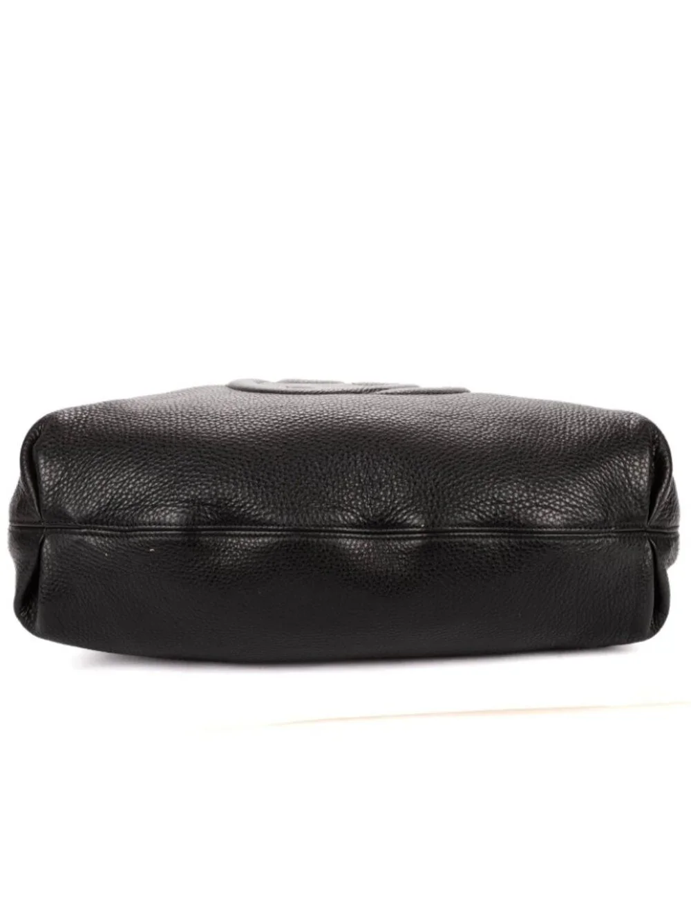 Gucci Soho Hobo Black Grain Calf Leather